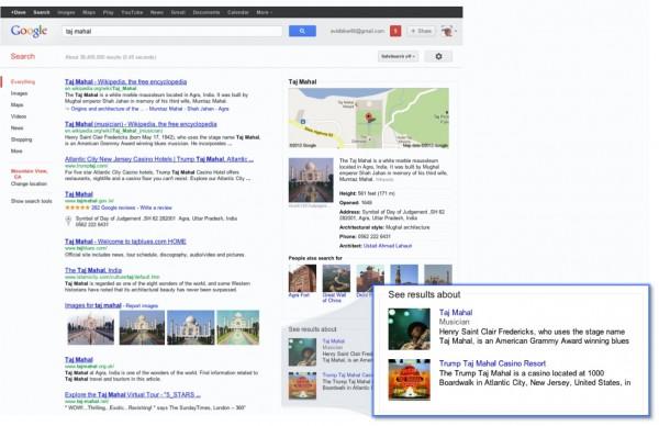 google affiner recherche 600x388 Google Knowledge Graph : la recherche sémantique est en marche