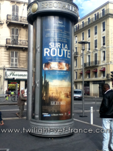 Affiches de Sur La Route, Télérama et Première à Nice