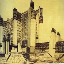 Métropolis, et l'architecture futuriste
