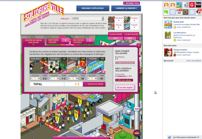 SolidareVille : La 1ère application de micro-don sur Facebook