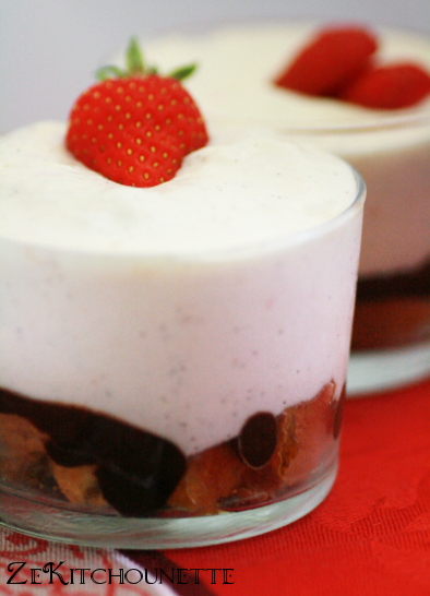 tiramisu fraise vanille chocolat