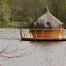 Cabanes flottantes au Domaine des Grands Lacs en Franche Comté
