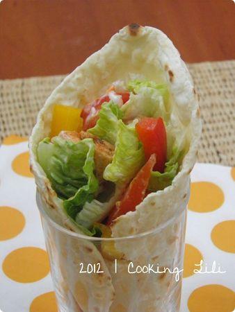 ♥ Wrap au Poulet grillé P5100004