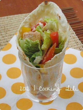 ♥ Wrap au Poulet grillé P5100013