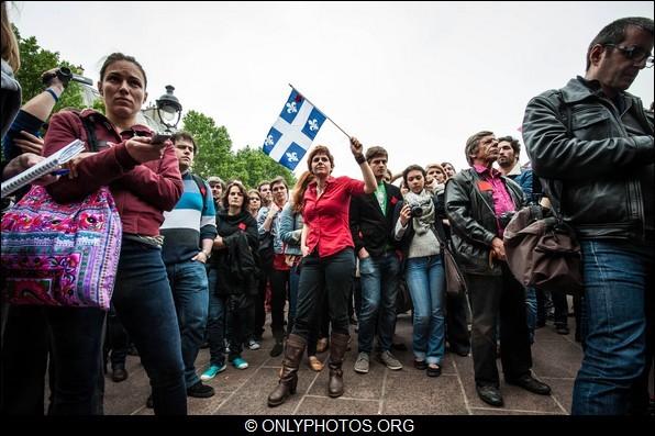 Rassemblement contre l'état d'exception au Québec, Paris. rassemblement-contre-etat-d exception-quebec-paris-0010