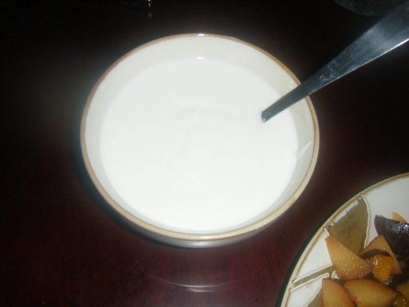 Mousse au fromage blanc, fruits, choco et noix Mousse au fromage blanc, fruits, choco et noix