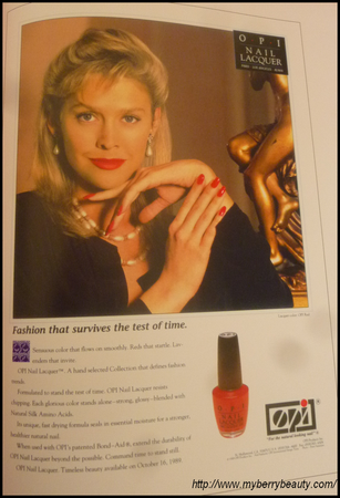 La bible selon OPI : I'm not really a waitress first polish