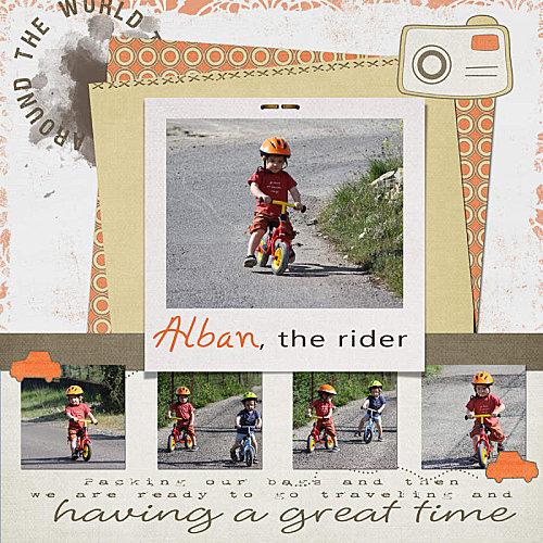 Quand je ne cuisine pas... je digiscrapppe ! ! Alban the rider