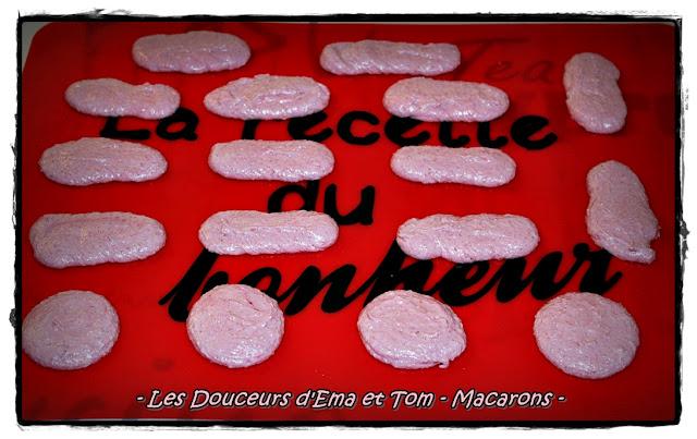 Macarons façon éclairs au chocolat Macarons façon éclairs au chocolat