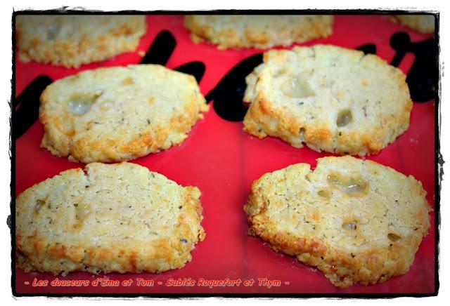 Sablé roquefort et thym Sablé roquefort et thym
