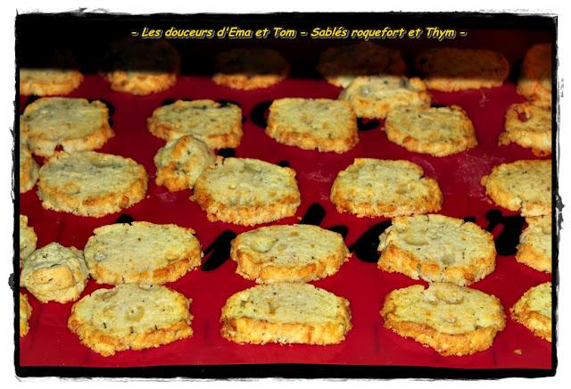 Sablé roquefort et thym Sablé roquefort et thym