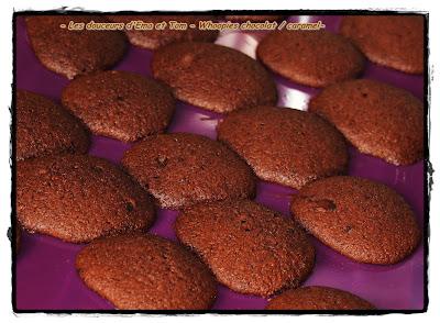 Whoopies chocolat et caramel Whoopies chocolat et caramel