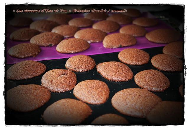 Whoopies chocolat et caramel Whoopies chocolat et caramel
