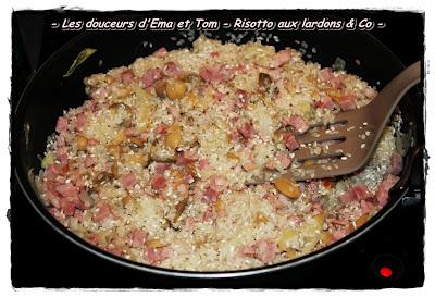 Risotto aux lardons & Co Risotto aux lardons & Co