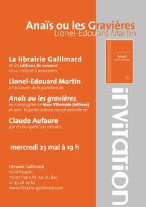 Claude Aufaure lit Anaïs ou les Gravières Image 4