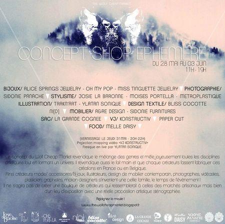 THE WOLF CHEAP MARKET...à Toulouse VERSO