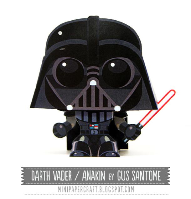 Star Wars – Mini Darth Vader papertoy