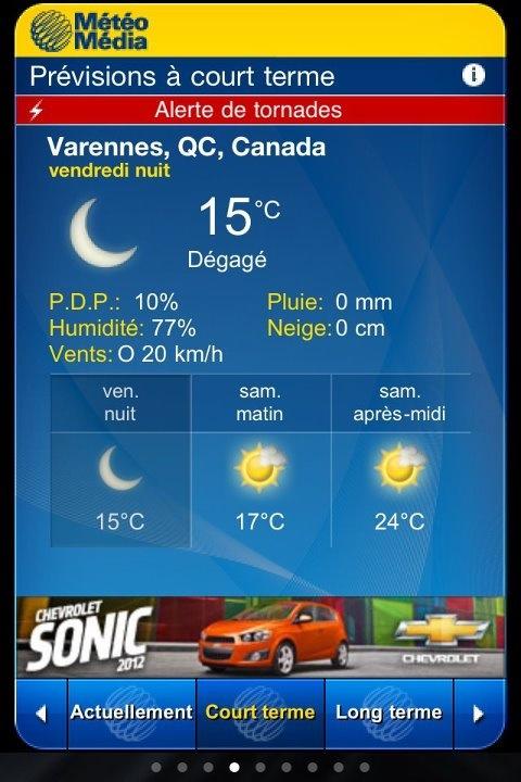 Des alertes de Tornade :S Des alertes de Tornade :S