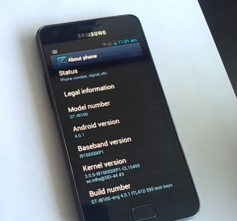 sgs2 ics Android ICS enfin sur le Samsung Galaxy S2 nu en France