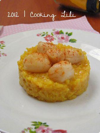 ♥ Risotto de Saint Jacques au Safran P5140010