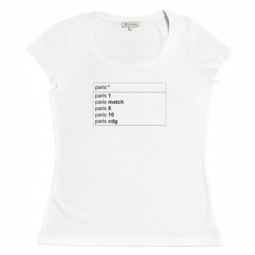 Un moteur de recherche en tee shirt. Un moteur de recherche en tee shirt.