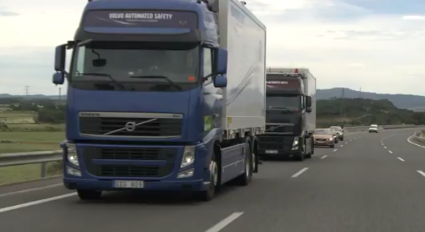 sartre2 600x328 Volvo : quatre véhicules sans conducteurs circulent en Espagne sur 200 km