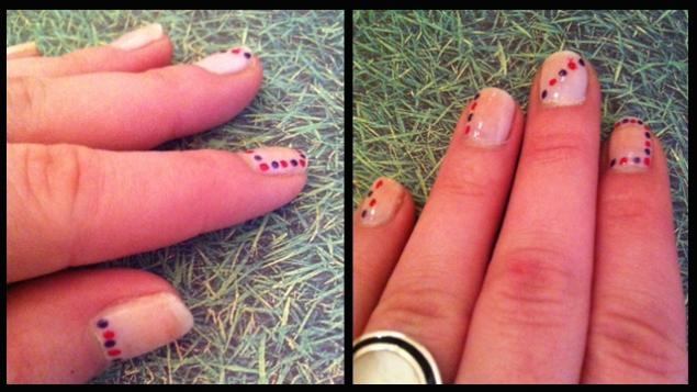 manucure point cure dents Manucure de folie : les petits points au cure-dent