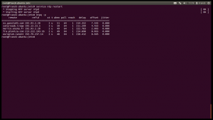 Synchroniser un serveur NTP avec un serveur NTP publique sous Ubuntu