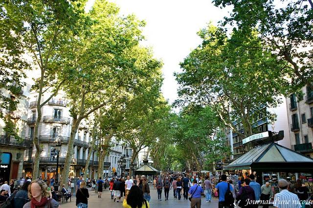 Escapade à Barcelone ...  #1: La Rambla et el mercato de la Boqueria