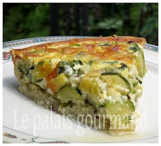 Quiche aux courgettes et à l'aneth Quiche aux courgettes et à l'aneth