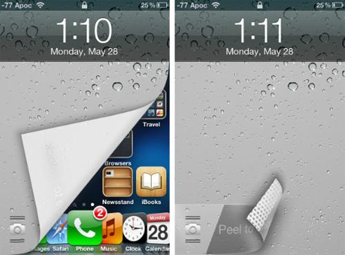 PaperLock, et l'écran de votre iPhone est une page (qui se tourne)...