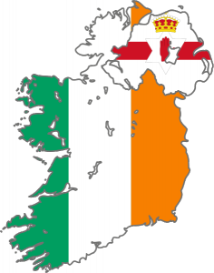 Ireland map flag Les Irlandais approuveraient le Pacte budgétaire
