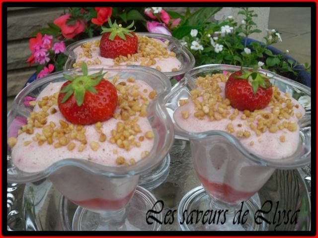 mousse légère aux fraises mousse légère aux fraises
