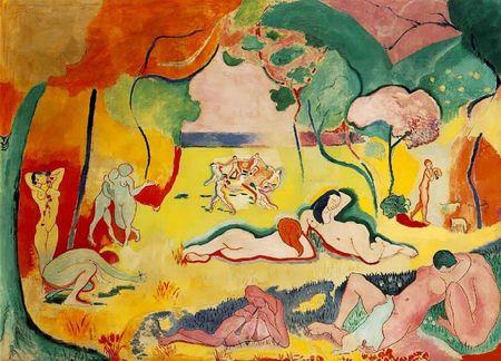 IL FAUT REGARDER TOUTE LA VIE AVEC DES YEUX D’ENFANTS Le-bonheur-de-vivre-1905-6-Henri-Matisse-Barnes-Foundation