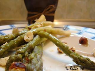 Asperges aux noisettes Asperges aux noisettes