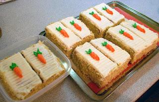 Petits gâteaux (ou mokas) aux carottes