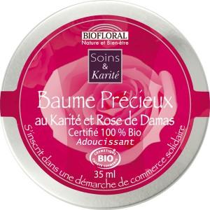 Le produit du jour : baume précieux à la rose de Damas de BioFloral
