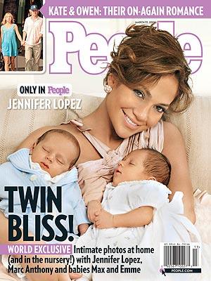 Les premières photos de Jennifer Lopez et ses jumeaux…