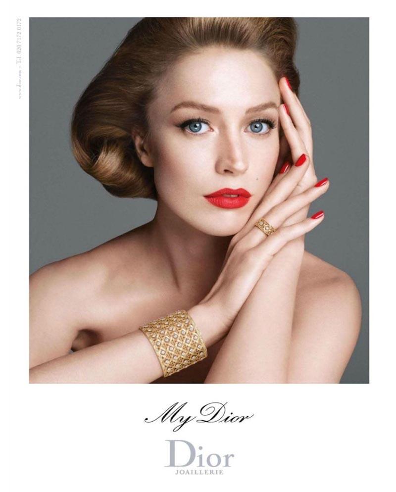 raquel zimmermann2 Raquel Zimmermann for My Dior Jewelry 2012 Campaign by Steven Meisel