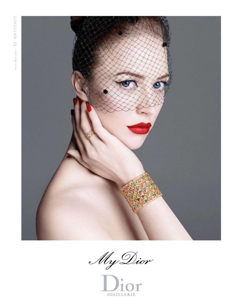 raquel zimmermann6 Raquel Zimmermann for My Dior Jewelry 2012 Campaign by Steven Meisel