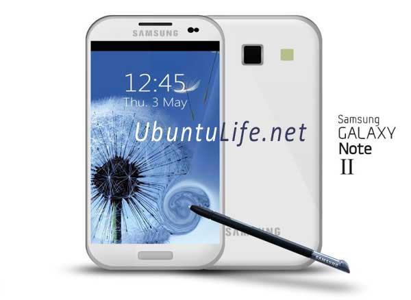 Galaxy Note 2 mockup Un Samsung Galaxy Note 2 pour le mois doctobre ?