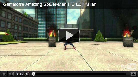 E3 : Gameloft dévoile 4 nouveaux titres, Asphalt 7: Heat, The Amazing Spider-Man … [Vidéos]