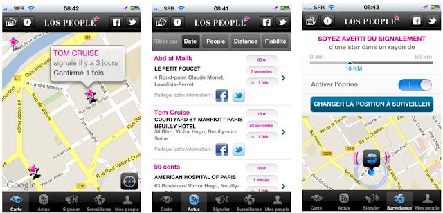Los People : Une appli pour localiser les People !