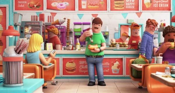 happyfood happyfood 600x319 Happy Food : un court métrage et des figurines sur la malbouffe