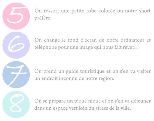 Astuces vacances 2 10 idées pour se sentir en vacances avant l’heure.