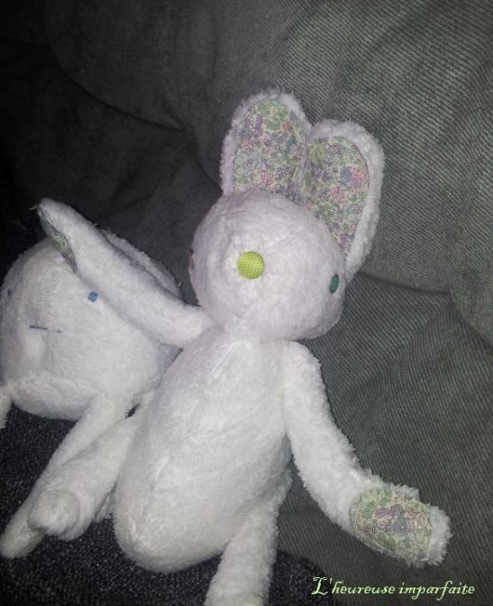 poulpi & lapin 1 Une peluche toute douce : joli lapin