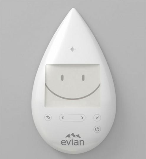 evian smart drop objet connecte 495x540 Evian Smart Drop : commander vos bouteilles deau à distance