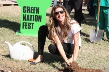 Gisele Bündchen, star de la Green Nation Fest au Brésil