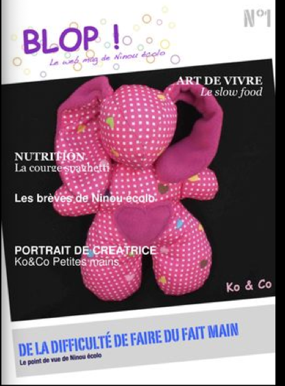 Capture d’écran BLOP1 Portraits créateurs #1 – Ninou Ecolo et son web-magasine