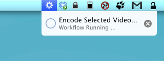 Encoder des vidéos ou extraire une piste audio avec Mac Finder encode selected video